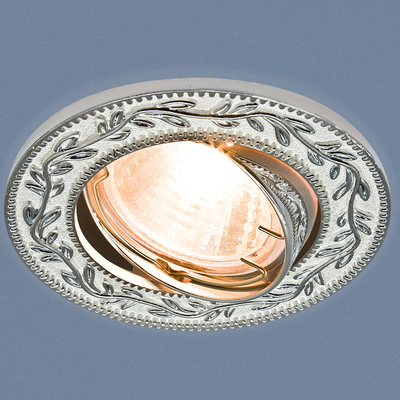 Точечный светильник 713 MR16 WH/SL белый/серебро