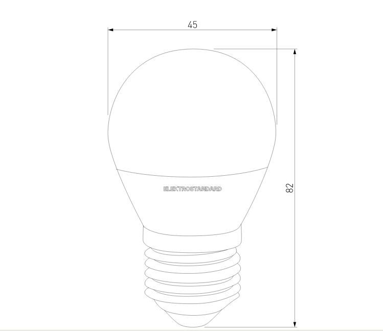 Светодиодная лампа Mini Classic LED 7W 6500K E27