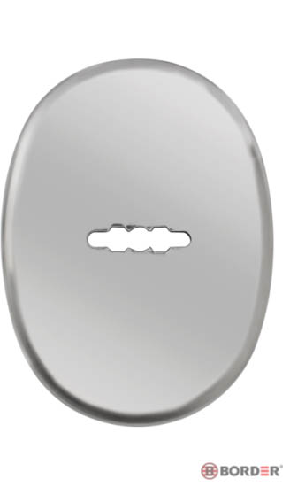 Накладка для входных дверей под сувальдный ключ 70175 хром