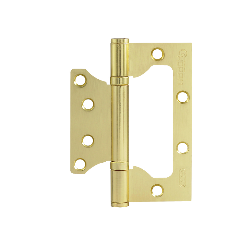 Петля без врезки 800-4" STD (100*75*2,5) без колп. матовое золото (2 шт.) (Нора-М)