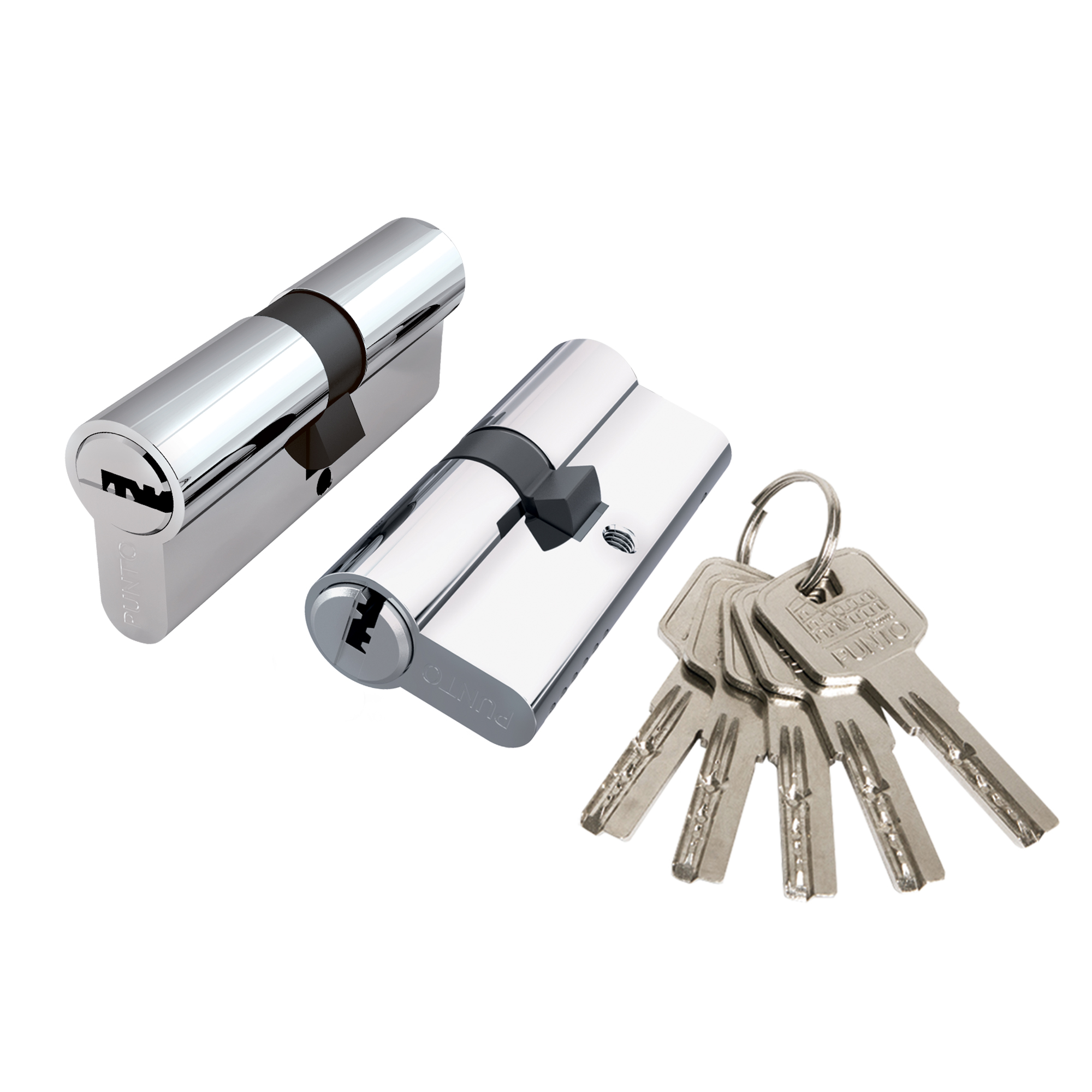 Цилиндровый механизм Z3000Key60(25+10+25) СP хром (Пунто)