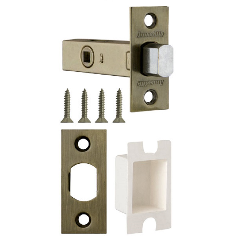 Задвижка (Армадилло) врезная METDB920-45-25 AB бронза SKIN