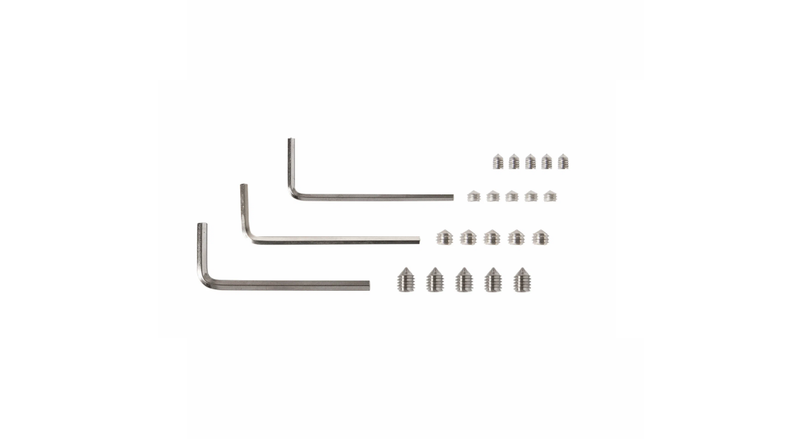 Набор винтов (Ajax) для ручек дверных (М6х8, М6х5, М5х4, M4x6, шестигранники)