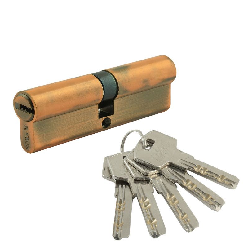 Цилиндр ЛЮКС II ЛП-70 (40-30) старая медь НОРА-М